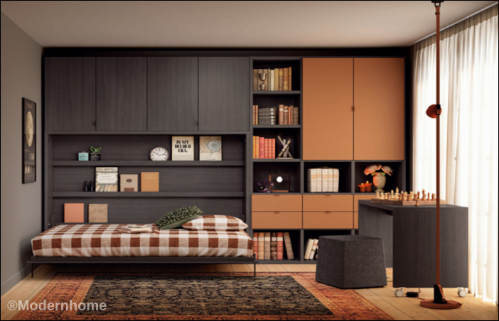 Σύνθεση με πτυσσόμενο κρεβάτι: DM-163